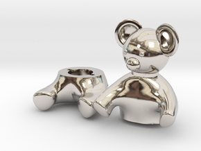 Small Teddy bear Box in Platinum