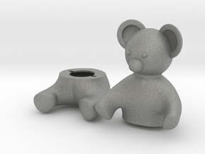 Small Teddy bear Box in Gray PA12