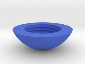 Sphere jar - top in Blue Processed Versatile Plastic