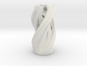 Julia Vase in White Natural Versatile Plastic