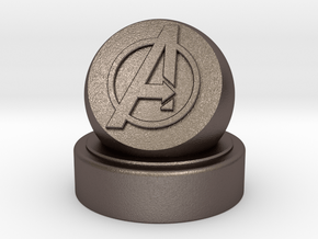 Avengers Paperweight in Polished Bronzed-Silver Steel
