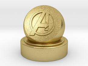 Avengers Paperweight in Natural Brass