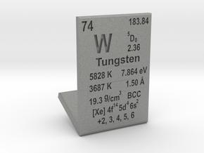 Tungsten Element Stand in Gray PA12