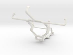 Controller mount for Steam & ZTE Speed - Front in White Natural Versatile Plastic