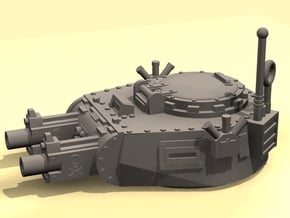 28mm Kimera Panzer turret - choose gun in Basic Nylon Plastic: Medium