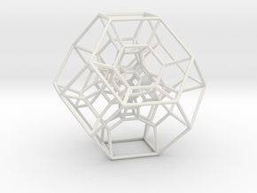 Permutohedron of order 5 (full) in White Natural Versatile Plastic