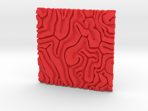 Coral pattern Seamless Decorative miniature  tiles in Red Processed Versatile Plastic