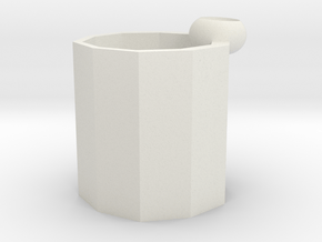 flower pot in White Natural Versatile Plastic