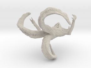 Bloody Tongue Mask of Nyarlethotep in Natural Sandstone: Small