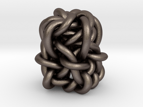  B&G Knot 01 in Polished Bronzed Silver Steel