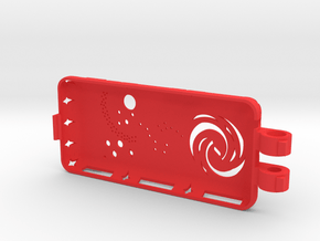 SPC cover i6-i7-i8 Milky Way Galaxy  in Red Processed Versatile Plastic