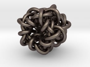 B&G Knot 07 in Polished Bronzed-Silver Steel