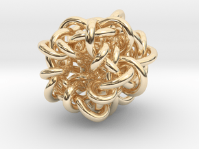 B&G Knot 07 in 14k Gold Plated Brass