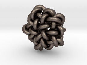 B&G Knot 10 in Polished Bronzed-Silver Steel