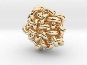 B&G Knot 10 in 14k Gold Plated Brass