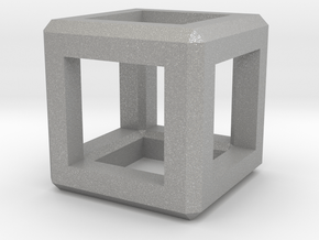Cube Pendant in Aluminum