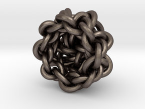 B&G Knot 13 in Polished Bronzed-Silver Steel