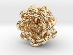 B&G Knot 13 in 14k Gold Plated Brass