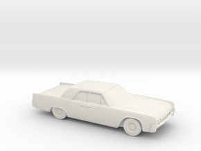 1/72 1962 Lincoln Continental Sedan in White Natural Versatile Plastic