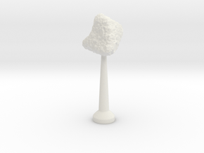 Single Stand 20mm Asteroid 5 in White Natural Versatile Plastic