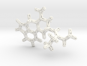 Education model of LSD molecule in White Processed Versatile Plastic