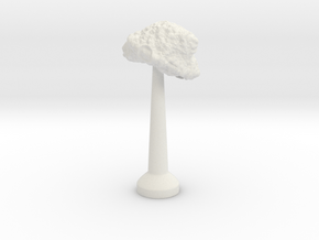 Single Stand 20mm Asteroid 4 in White Natural Versatile Plastic