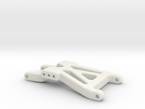 DIRT OVAL  - REAR A-ARM - .250 DROP in White Natural Versatile Plastic