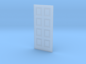 Door 8 Panel 1 1/32x2 9/32-01 1/35 in Smooth Fine Detail Plastic