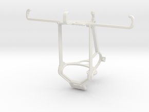Controller mount for Steam & Unnecto Neo V - Top in White Natural Versatile Plastic