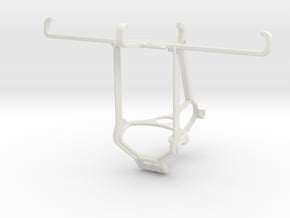 Controller mount for Steam & verykool s5530 Maveri in White Natural Versatile Plastic