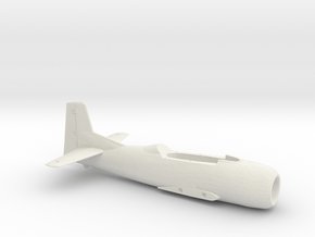 T-28B-200scale-01-InFlight-AirFrame in White Natural Versatile Plastic