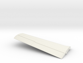 T-28B-200scale-02-InFlight-Wing-Left in White Natural Versatile Plastic