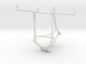 Controller mount for Steam & Yezz Andy 4.7T - Top in White Natural Versatile Plastic