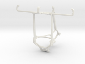 Controller mount for Steam & Panasonic T50 - Top in White Natural Versatile Plastic