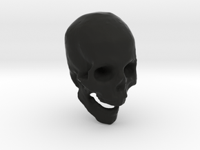 skull hollowed  in Black Premium Versatile Plastic