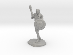 Wandacea, the Barbarian with Sword and Shield in Aluminum