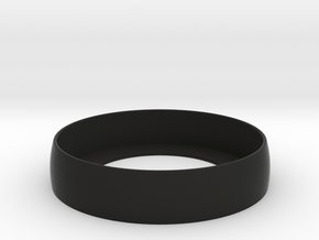 Beauty Ring / Bograt 22mm -- 24mm in Black Natural Versatile Plastic