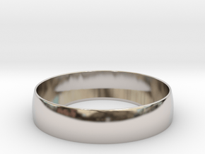 Beauty Ring / Bograt 22mm -- 24mm in Rhodium Plated Brass