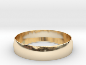 Beauty Ring / Bograt 22mm -- 24mm in 14k Gold Plated Brass