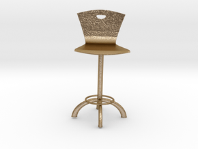 BAR CHAIR in Polished Gold Steel