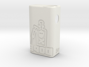 TBF# - Squonk DOPE Body - 21700 in White Natural Versatile Plastic