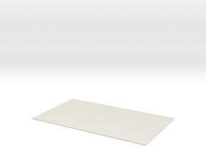 Spanish Clay Tile Roof Sheet N 1:160 in White Natural Versatile Plastic