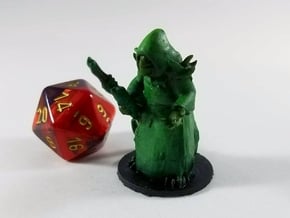 Lizardfolk Warlock of the Forest in Tan Fine Detail Plastic