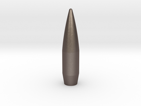 14.5x114mm replica projectile in Polished Bronzed-Silver Steel