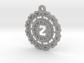 Magic Letter Z Pendant in Aluminum