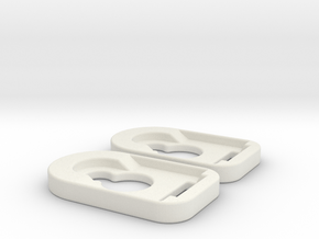 Strap Adapter for Ricohflex in White Premium Versatile Plastic
