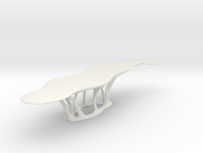 curved table_printed in White Natural Versatile Plastic: 1:200