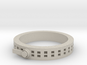Zipper ring in Natural Sandstone: 4.25 / 47.125