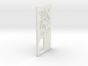 TLF# - Stick Man Door in White Natural Versatile Plastic