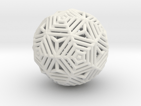 Dodecahedron to Icosahedron Transition in White Natural Versatile Plastic